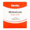 MELOXICAM 15 MG/1.5 ML 5 AMPOLLA GF